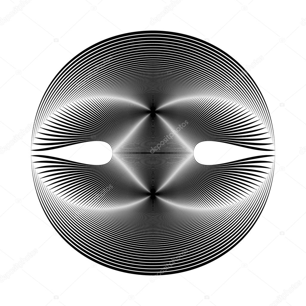 The original sphere on a white background.