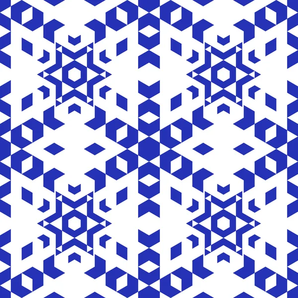 Patrón en estilo isométrico sobre fondo blanco . — Archivo Imágenes Vectoriales