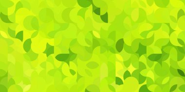 Yeşil renkli renkli renkli parlak geometrik desen