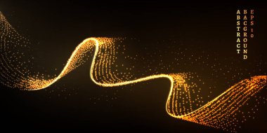 Soyut, parlak, altın rengi, lüks arka plan