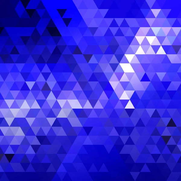 Latar belakang vektor putih biru muda dengan segitiga - Stok Vektor