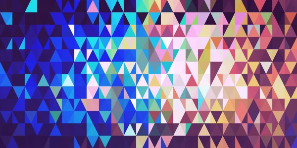 光の質感と三角形の抽象的なイメージ. — ストックベクタ