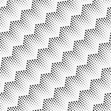 Noktalardan zigzag çizerek kusursuz desen.