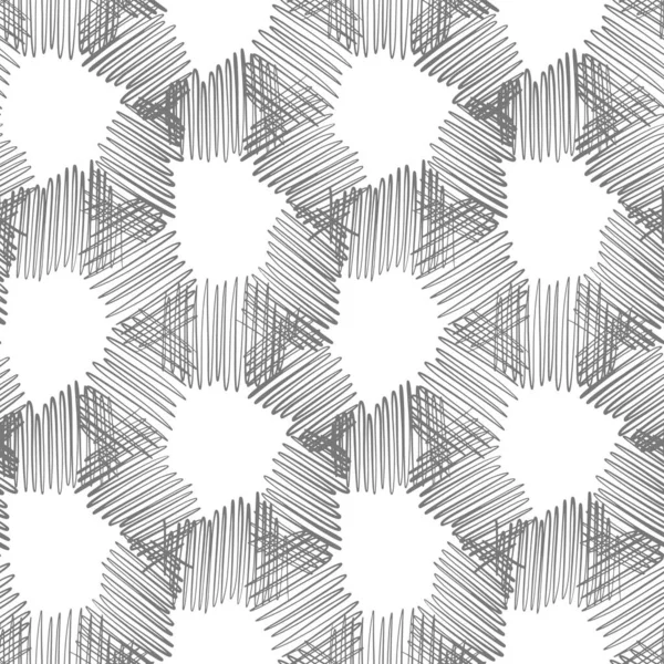 Patroon in de stijl van lijnkunst — Stockvector