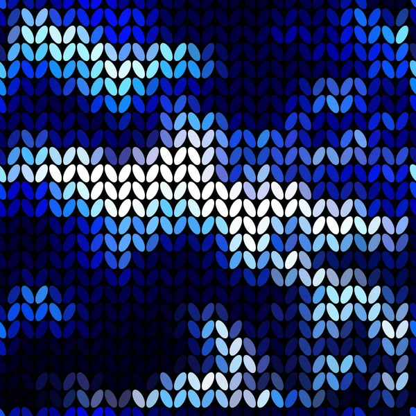 Naadloos abstract patroon met textuur van draden. — Stockvector