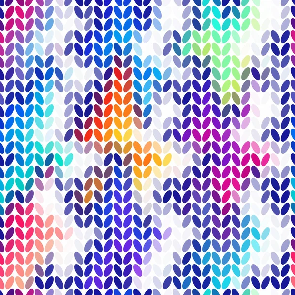 Naadloos abstract patroon met textuur van draden. — Stockvector