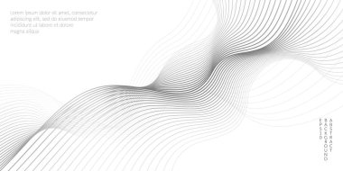 Dalgalı tasarımınız için bir şablon.