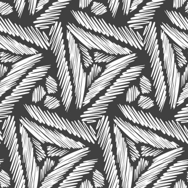 Tasarımınız için basit şekilli desen.