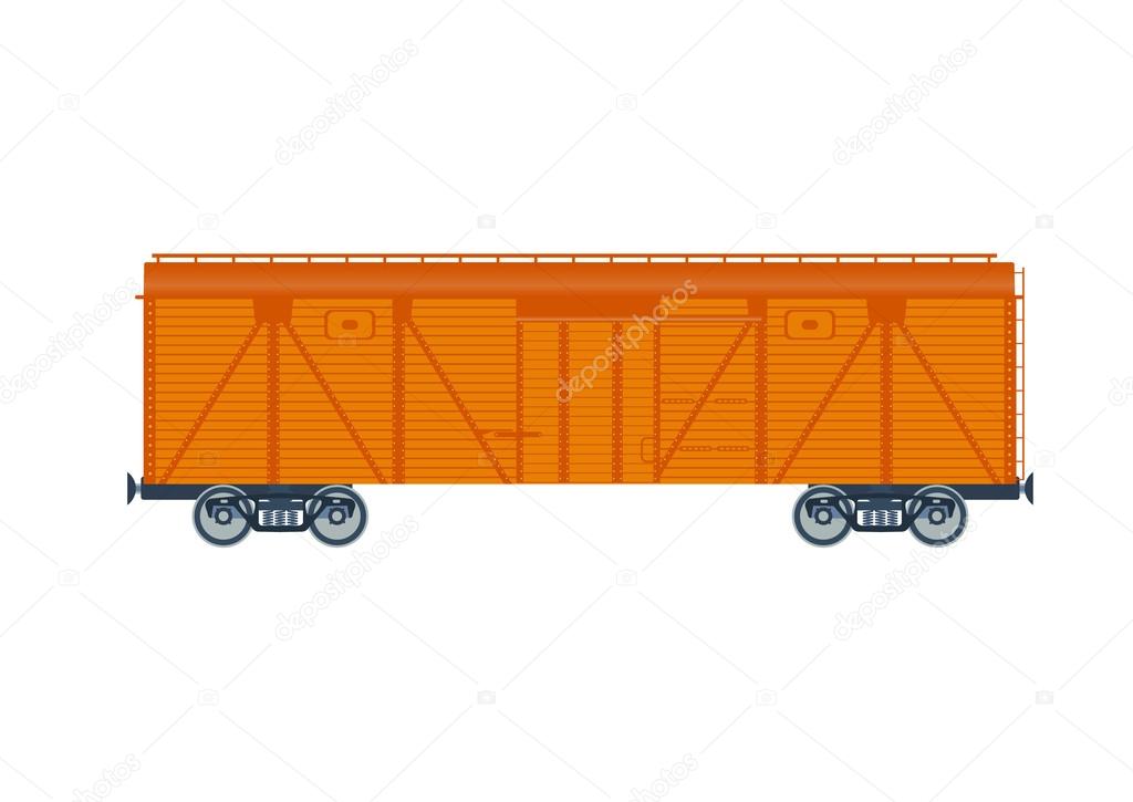Freight railroad car.