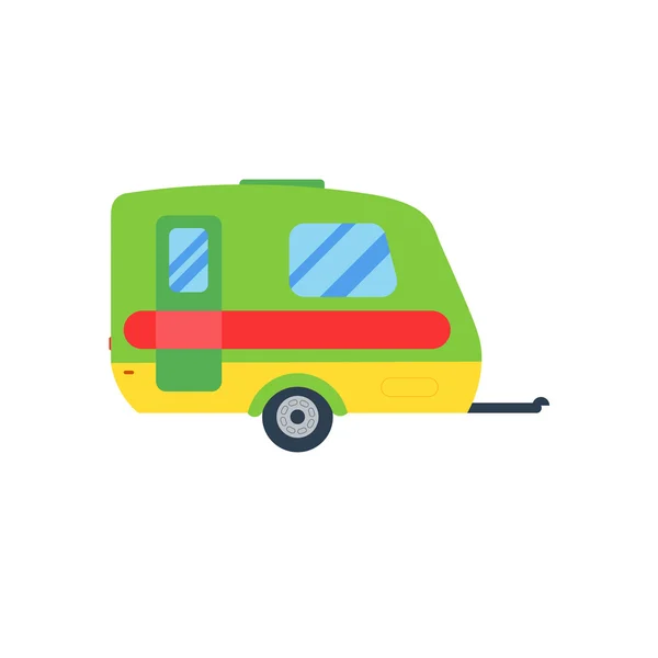 Ein Vektor Illustration caravan.caravan Anhänger. Wohnwagen-Vektor-Symbol isoliert. — Stockvektor