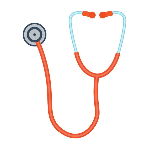 Phonendoscope vektör çizim. Beyaz arka plan üzerinde Phonendoscope. Stetoskop vektör. Stetoskop izole vektör.