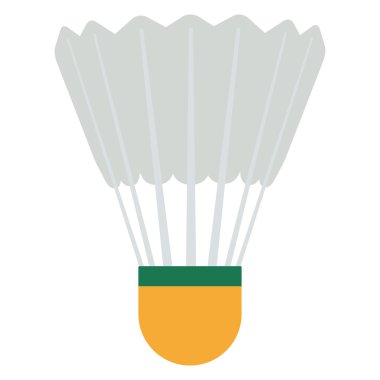 Vektör Badminton shuttlecock illüstrasyon. Shuttlecock beyaz arka plan üzerinde izole. Badminton mekik vektörü. Badminton shuttlecock raket illüstrasyon. Badminton shuttlecock izole vektör