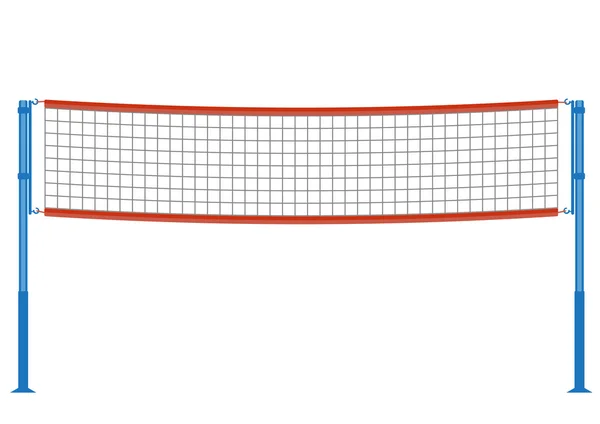 Vector volleyball net illustration. Volleyball net isolated on white background. Volleyball net vector. Volleyball net illustration. Volleyball net isolated vector — Stock Vector