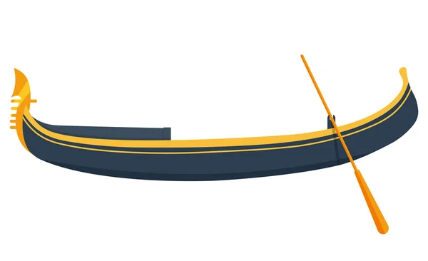 Venedik gondol vektör çizim.