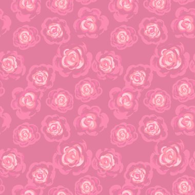 Kusursuz çiçek desenli, el çizimi, yumuşak soyut güller ve pastel pembe arka plan. Kalın ve romantik tasarım kumaş, duvar kağıdı, ambalaj ve yüzey baskıları için mükemmeldir.