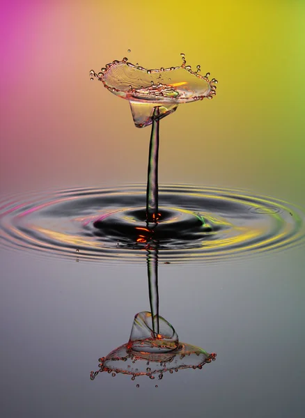 Uma gota de água (matizado ) — Fotografia de Stock