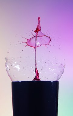 bir damla su (renkli)