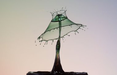 bir damla su (renkli)