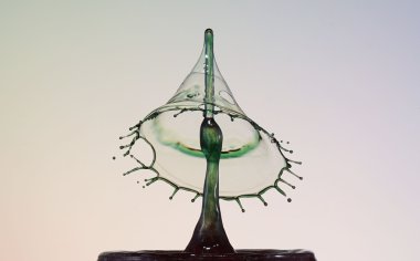 bir damla su (renkli)