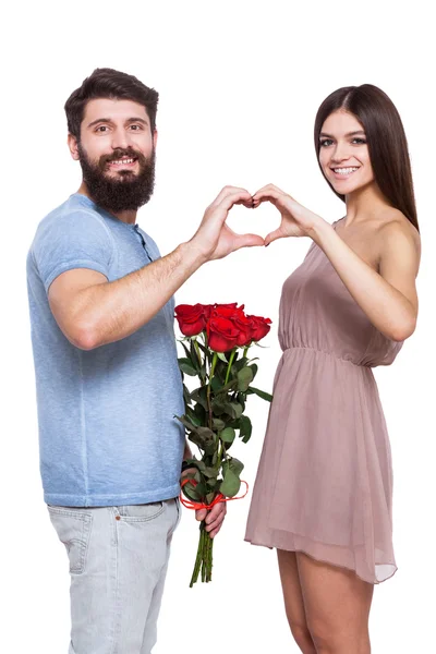 Feliz casal amoroso. — Fotografia de Stock