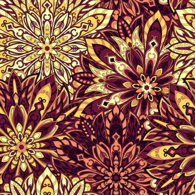 sorunsuz mandala desen