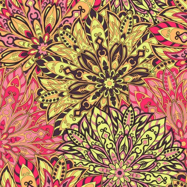 sorunsuz mandala desen