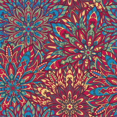 sorunsuz mandala desen