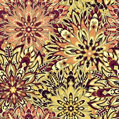 sorunsuz mandala desen