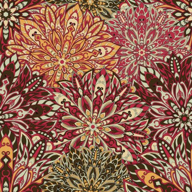 sorunsuz mandala desen