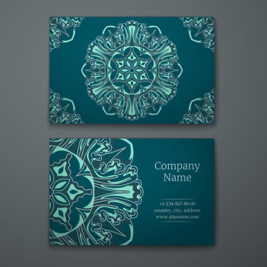 Kartvizit Barok tarzı.