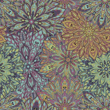 sorunsuz mandala desen