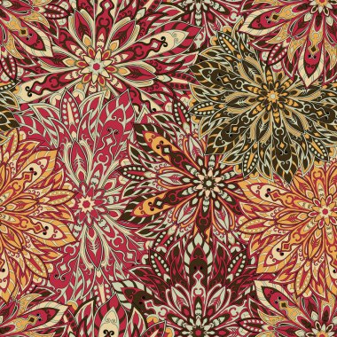 sorunsuz mandala desen