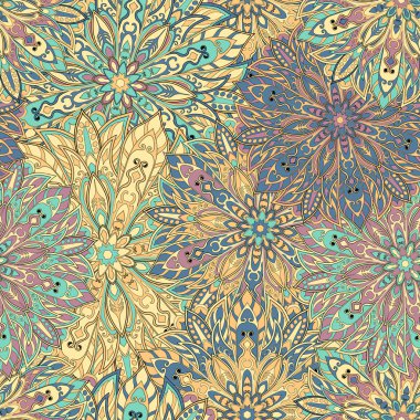 sorunsuz mandala desen