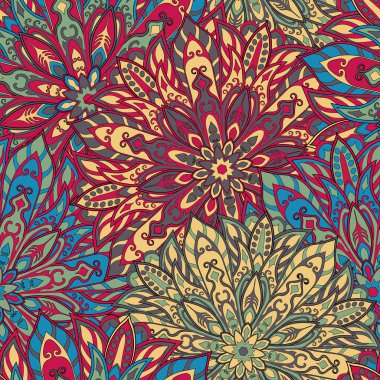 sorunsuz mandala desen