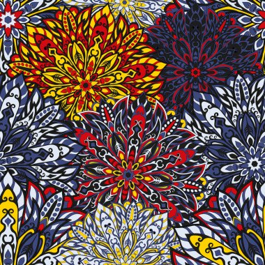 sorunsuz mandala desen