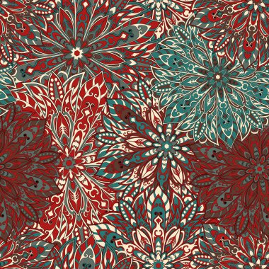 sorunsuz mandala desen