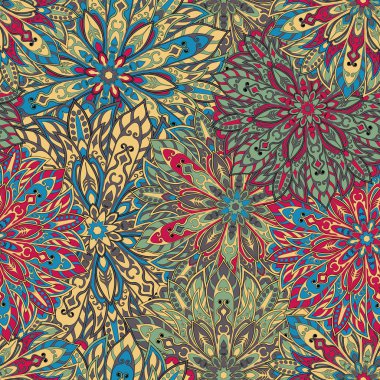 sorunsuz mandala desen