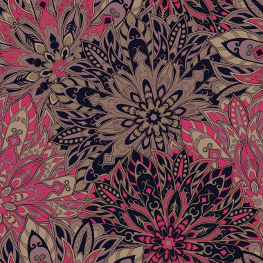 sorunsuz mandala desen