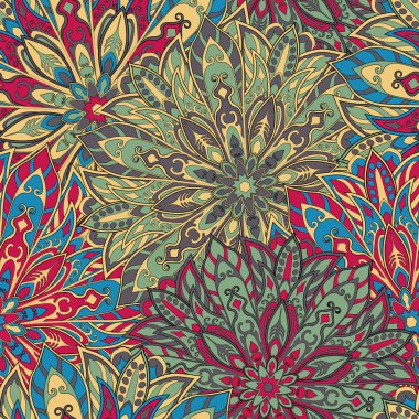 sorunsuz mandala desen