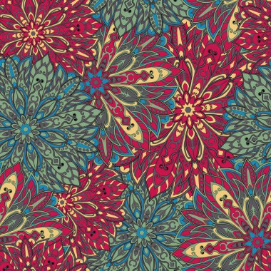 sorunsuz mandala desen