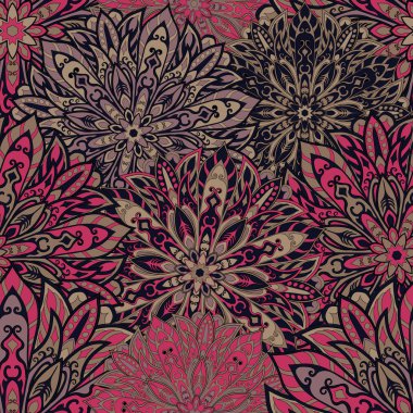 sorunsuz mandala desen