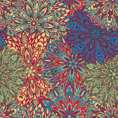 sorunsuz mandala desen