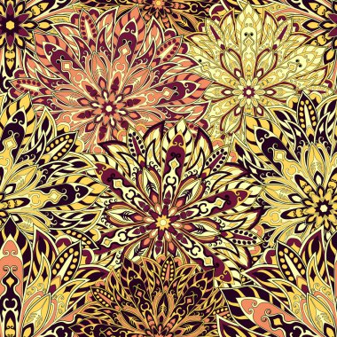 sorunsuz mandala desen