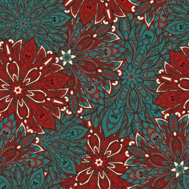 sorunsuz mandala desen