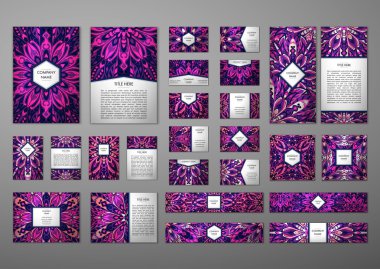 Büyük şablonları kümesi.