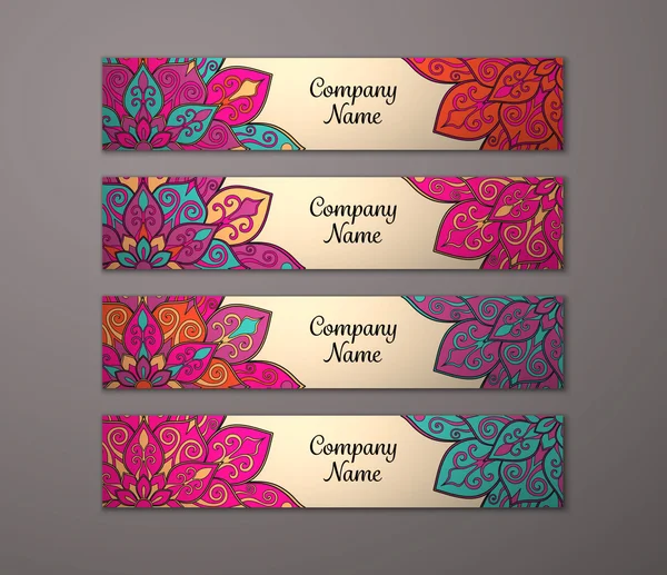 Afiş ile çiçek mandala kalıbı tanımlar