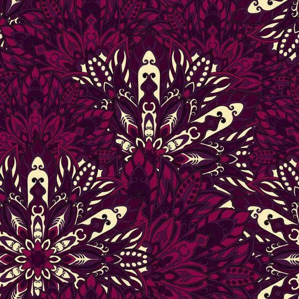 Modèle de mandala sans couture — Image vectorielle