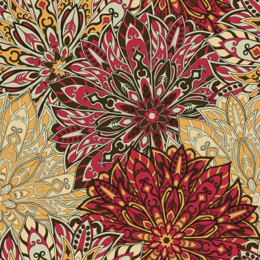 sorunsuz mandala desen