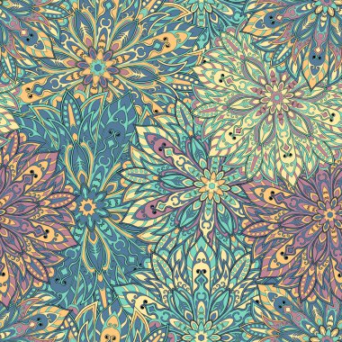 sorunsuz mandala desen