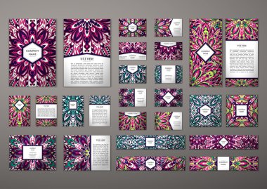 Büyük şablonları kümesi.